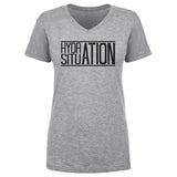 Marcellus Wiley Women's V-Neck T-Shirt | 500 LEVEL